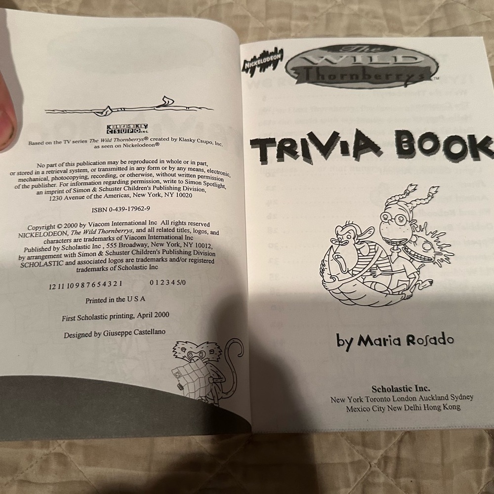The Wild Thornberrys Trivia Book - Picture 2 of 7